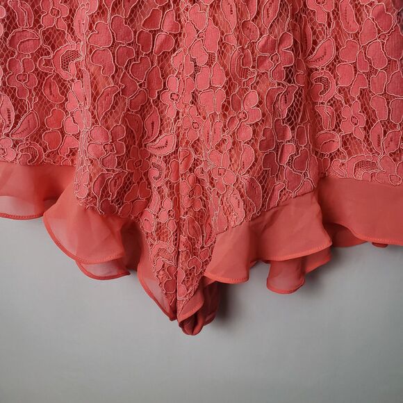 Revolve NBD Heaven on Earth Pink Lace Romper XS NWT - Picture 7 of 11